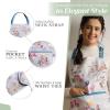 image:imageMaison d Hermine 100 Cotton Apron for women with Pocket Kitchen Chef Apron for Men Cooking Mothers Day Gifts155  Equinoxe  Grey