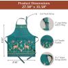 image:imageMaison d Hermine 100 Cotton Apron for women with Pocket Kitchen Chef Apron for Men Cooking Mothers Day Gifts158  Hygge Christmas