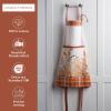 image:imageMaison d Hermine 100 Cotton Apron for women with Pocket Kitchen Chef Apron for Men Cooking Mothers Day Gifts168  Oak Leaves