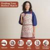 image:imageMaison d Hermine 100 Cotton Apron for women with Pocket Kitchen Chef Apron for Men Cooking Mothers Day Gifts181  Reveillon Au Jardin