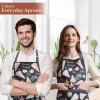 image:imageMaison d Hermine 100 Cotton Apron for women with Pocket Kitchen Chef Apron for Men Cooking Mothers Day Gifts185  Pizza