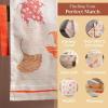 image:imageMaison d Hermine 100 Cotton Apron for women with Pocket Kitchen Chef Apron for Men Cooking Mothers Day Gifts186  Colours of Autumn