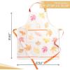 image:imageMaison d Hermine 100 Cotton Apron for women with Pocket Kitchen Chef Apron for Men Cooking Mothers Day Gifts186  Colours of Autumn