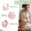 image:imageMaison d Hermine 100 Cotton Apron for women with Pocket Kitchen Chef Apron for Men Cooking Mothers Day Gifts193  Summer Maze