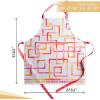 image:imageMaison d Hermine 100 Cotton Apron for women with Pocket Kitchen Chef Apron for Men Cooking Mothers Day Gifts193  Summer Maze