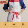 image:imageMaison d Hermine 100 Cotton Apron for women with Pocket Kitchen Chef Apron for Men Cooking Mothers Day Gifts198  Christmas Tradition