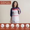 image:imageMaison d Hermine 100 Cotton Apron for women with Pocket Kitchen Chef Apron for Men Cooking Mothers Day Gifts198  Christmas Tradition