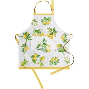 image:imageMaison d Hermine 100 Cotton Apron for women with Pocket Kitchen Chef Apron for Men Cooking Mothers Day Gifts002  Limoncello