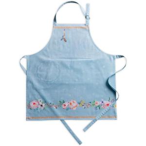 image:imageMaison d Hermine 100 Cotton Apron for women with Pocket Kitchen Chef Apron for Men Cooking Mothers Day Gifts028  Ibiza  Blue