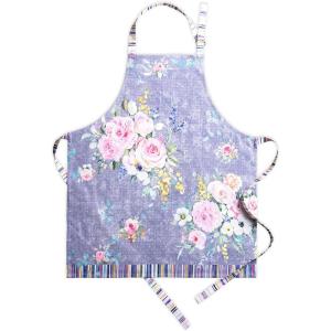 image:imageMaison d Hermine 100 Cotton Apron for women with Pocket Kitchen Chef Apron for Men Cooking Mothers Day Gifts062  Sweet Rose Lavender  Lush