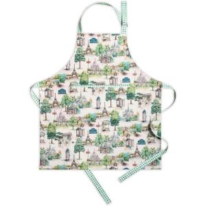image:imageMaison d Hermine 100 Cotton Apron for women with Pocket Kitchen Chef Apron for Men Cooking Mothers Day Gifts063  Paris Voyage