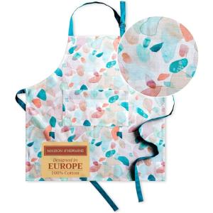 image:imageMaison d Hermine 100 Cotton Apron for women with Pocket Kitchen Chef Apron for Men Cooking Mothers Day Gifts111  Summer Picnic