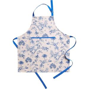 image:imageMaison d Hermine 100 Cotton Apron for women with Pocket Kitchen Chef Apron for Men Cooking Mothers Day Gifts112  Bonobo  Blue