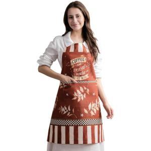 image:imageMaison d Hermine 100 Cotton Apron for women with Pocket Kitchen Chef Apron for Men Cooking Mothers Day Gifts114  Perfect Blend