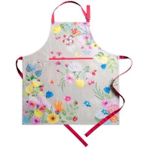 image:imageMaison d Hermine 100 Cotton Apron for women with Pocket Kitchen Chef Apron for Men Cooking Mothers Day Gifts144  Jardin Dete  Fog