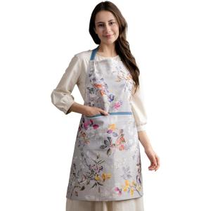 image:imageMaison d Hermine 100 Cotton Apron for women with Pocket Kitchen Chef Apron for Men Cooking Mothers Day Gifts155  Equinoxe  Grey