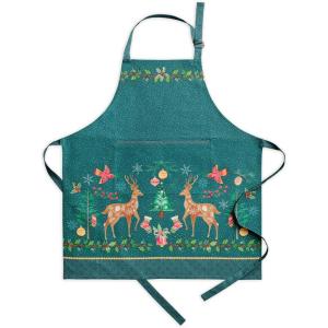 image:imageMaison d Hermine 100 Cotton Apron for women with Pocket Kitchen Chef Apron for Men Cooking Mothers Day Gifts158  Hygge Christmas