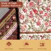 image:imageMaison d Hermine 100 Cotton Oven Mitt amp Pot Holder Set 75x13 amp 8x8 Heat Resistant BBQ Cooking Gloves with Loop for Thanksgiving Christmas Decorations Handling Hot Pans Reveillon Au Jardin