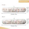 image:imageMaison d Hermine Double Oven Mitt 7 x 35 100 Cotton Heat Resistant BBQ Cooking Gloves with Loop for Thanksgiving Christmas Decorations Baking Cooking Handling Hot Pan Whitish Shabby Chique