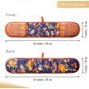 image:imageMaison d Hermine Double Oven Mitt 7 x 35 100 Cotton Heat Resistant BBQ Cooking Gloves with Loop for Thanksgiving Christmas Decorations Baking Cooking Barbeque Handling Hot Pan Kelim  Infinity