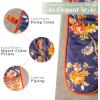 image:imageMaison d Hermine Double Oven Mitt 7 x 35 100 Cotton Heat Resistant BBQ Cooking Gloves with Loop for Thanksgiving Christmas Decorations Baking Cooking Barbeque Handling Hot Pan Kelim  Infinity