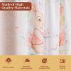 image:imageMaison d Hermine Kitchen Curtain Set for Windows 100 Cotton Set of Kitchen Curtain Valance for Home 2 Tier 28X36 and 1 Valance 56X18 Caf Gifts for Mothers Day Magnolia Mornings016  Bunny Party