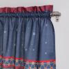 image:imageMaison d Hermine Kitchen Curtain Set for Windows 100 Cotton Set of Kitchen Curtain Valance for Home 2 Tier 28X36 and 1 Valance 56X18 Caf Gifts for Mothers Day Magnolia Mornings068  Christmas Joy