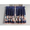 image:imageMaison d Hermine Kitchen Curtain Set for Windows 100 Cotton Set of Kitchen Curtain Valance for Home 2 Tier 28X36 and 1 Valance 56X18 Caf Gifts for Mothers Day Magnolia Mornings048  Pumpkin Blues