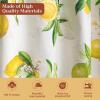 image:imageMaison d Hermine Kitchen Curtain Set for Windows 100 Cotton Set of Kitchen Curtain Valance for Home 2 Tier 28X36 and 1 Valance 56X18 Caf Gifts for Mothers Day Magnolia Mornings022  Limoncello