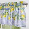 image:imageMaison d Hermine Kitchen Curtain Set for Windows 100 Cotton Set of Kitchen Curtain Valance for Home 2 Tier 28X36 and 1 Valance 56X18 Caf Gifts for Mothers Day Magnolia Mornings051  Citrus