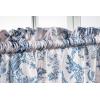 image:imageMaison d Hermine Kitchen Curtain Set for Windows 100 Cotton Set of Kitchen Curtain Valance for Home 2 Tier 28X36 and 1 Valance 56X18 Caf Gifts for Mothers Day Magnolia Mornings001  the Miller  Denim