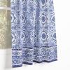 image:imageMaison d Hermine Kitchen Curtain Set for Windows 100 Cotton Set of Kitchen Curtain Valance for Home 2 Tier 28X36 and 1 Valance 56X18 Caf Gifts for Mothers Day Magnolia Mornings015  Melodie Bleue
