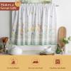 image:imageMaison d Hermine Kitchen Curtain Set for Windows 100 Cotton Set of Kitchen Curtain Valance for Home 2 Tier 28X36 and 1 Valance 56X18 Caf Gifts for Mothers Day Magnolia Mornings058  Easter Dew