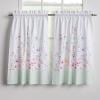 image:imageMaison d Hermine Kitchen Curtain Set for Windows 100 Cotton Set of Kitchen Curtain Valance for Home 2 Tier 28X36 and 1 Valance 56X18 Caf Gifts for Mothers Day Magnolia Mornings073  Summer Floral