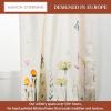 image:imageMaison d Hermine Kitchen Curtain Set for Windows 100 Cotton Set of Kitchen Curtain Valance for Home 2 Tier 28X36 and 1 Valance 56X18 Caf Gifts for Mothers Day Magnolia Mornings012  Botanical Fresh
