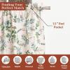 image:imageMaison d Hermine Kitchen Curtain Set for Windows 100 Cotton Set of Kitchen Curtain Valance for Home 2 Tier 28X36 and 1 Valance 56X18 Caf Gifts for Mothers Day Magnolia Mornings055  Holly Time