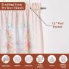 image:imageMaison d Hermine Kitchen Curtain Set for Windows 100 Cotton Set of Kitchen Curtain Valance for Home 2 Tier 28X36 and 1 Valance 56X18 Caf Gifts for Mothers Day Magnolia Mornings016  Bunny Party