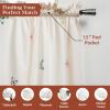image:imageMaison d Hermine Kitchen Curtain Set for Windows 100 Cotton Set of Kitchen Curtain Valance for Home 2 Tier 28X36 and 1 Valance 56X18 Caf Gifts for Mothers Day Magnolia Mornings012  Botanical Fresh