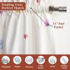 image:imageMaison d Hermine Kitchen Curtain Set for Windows 100 Cotton Set of Kitchen Curtain Valance for Home 2 Tier 28X36 and 1 Valance 56X18 Caf Gifts for Mothers Day Magnolia Mornings071  Flower in the Field