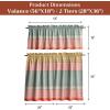 image:imageMaison d Hermine Kitchen Curtain Set for Windows 100 Cotton Set of Kitchen Curtain Valance for Home 2 Tier 28X36 and 1 Valance 56X18 Caf Gifts for Mothers Day Magnolia Mornings062  Provence