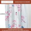 image:imageMaison d Hermine Kitchen Curtain Set for Windows 100 Cotton Set of Kitchen Curtain Valance for Home 2 Tier 28X36 and 1 Valance 56X18 Caf Gifts for Mothers Day Magnolia Mornings054  Blossoms in Spring