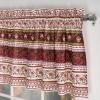 image:imageMaison d Hermine Kitchen Curtain Set for Windows 100 Cotton Set of Kitchen Curtain Valance for Home 2 Tier 28X36 and 1 Valance 56X18 Caf Gifts for Mothers Day Magnolia Mornings027  Reveillon Au Jardin