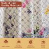 image:imageMaison d Hermine Kitchen Curtain Set for Windows 100 Cotton Set of Kitchen Curtain Valance for Home 2 Tier 28X36 and 1 Valance 56X18 Caf Gifts for Mothers Day Magnolia Mornings013  Faience