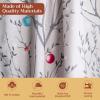 image:imageMaison d Hermine Kitchen Curtain Set for Windows 100 Cotton Set of Kitchen Curtain Valance for Home 2 Tier 28X36 and 1 Valance 56X18 Caf Gifts for Mothers Day Magnolia Mornings077  Fairy Christmas