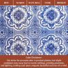 image:imageMaison d Hermine Kitchen Curtain Set for Windows 100 Cotton Set of Kitchen Curtain Valance for Home 2 Tier 28X36 and 1 Valance 56X18 Caf Gifts for Mothers Day Magnolia Mornings015  Melodie Bleue