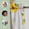 image:imageMaison d Hermine Kitchen Curtain Set for Windows 100 Cotton Set of Kitchen Curtain Valance for Home 2 Tier 28X36 and 1 Valance 56X18 Caf Gifts for Mothers Day Magnolia Mornings065  Candice