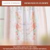 image:imageMaison d Hermine Kitchen Curtain Set for Windows 100 Cotton Set of Kitchen Curtain Valance for Home 2 Tier 28X36 and 1 Valance 56X18 Caf Gifts for Mothers Day Magnolia Mornings016  Bunny Party