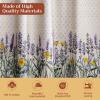 image:imageMaison d Hermine Kitchen Curtain Set for Windows 100 Cotton Set of Kitchen Curtain Valance for Home 2 Tier 28X36 and 1 Valance 56X18 Caf Gifts for Mothers Day Magnolia Mornings029  Fanny Lavender