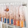 image:imageMaison d Hermine Kitchen Curtain Set for Windows 100 Cotton Set of Kitchen Curtain Valance for Home 2 Tier 28X36 and 1 Valance 56X18 Caf Gifts for Mothers Day Magnolia Mornings076  Faisan Dautomne