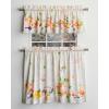 image:imageMaison d Hermine Kitchen Curtain Set for Windows 100 Cotton Set of Kitchen Curtain Valance for Home 2 Tier 28X36 and 1 Valance 56X18 Caf Gifts for Mothers Day Magnolia Mornings023  Fruit Dhiver